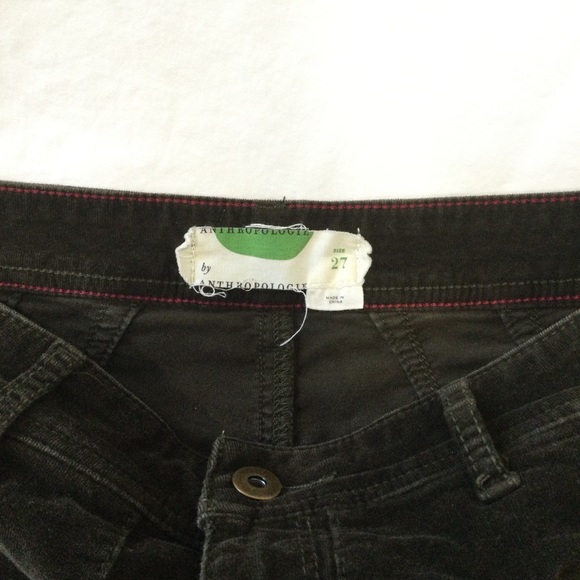 Anthropologie Corduroy Skinny Jeans - Picture 5 of 6